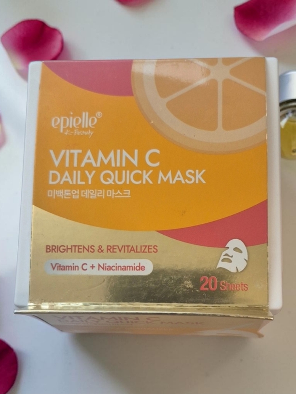 Vitamin C Daily Quick Mask – Brightening Face Sheets (Orange)
